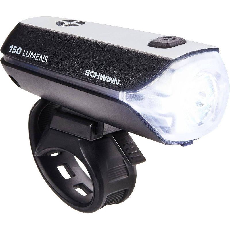 slide 2 of 8, Schwinn 150 Lumen Light Set Bike Accessory Mount - Black, 1 ct