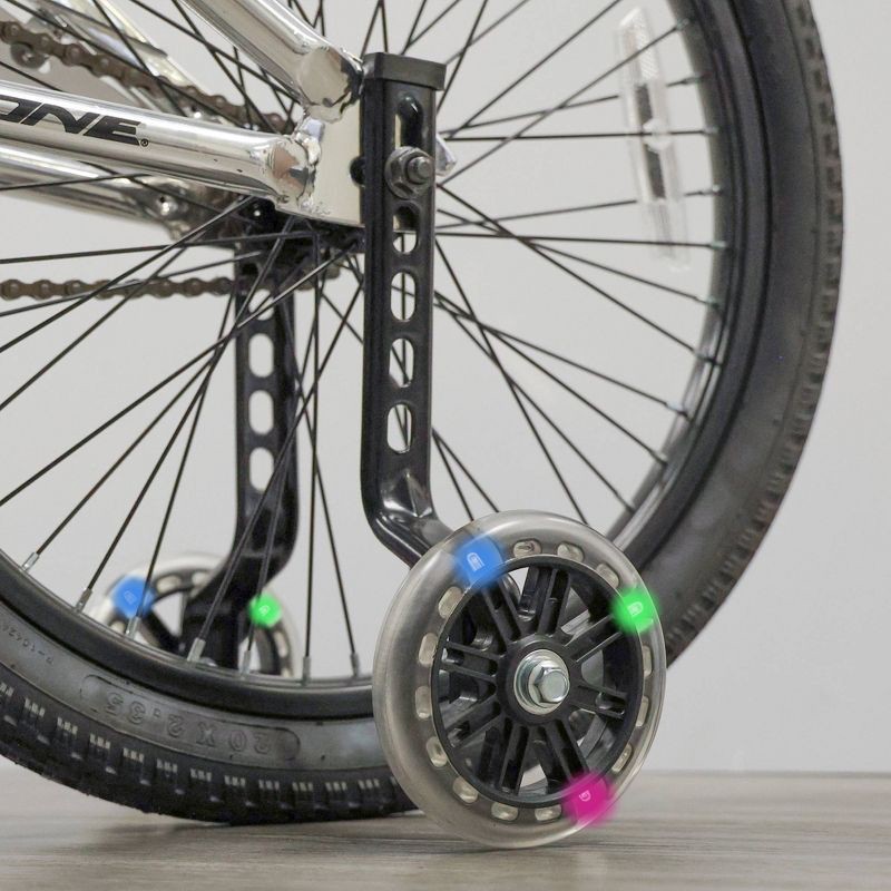 slide 2 of 5, Raskullz Balance Buddy Light Up LED Bike Training Wheels, 1 ct