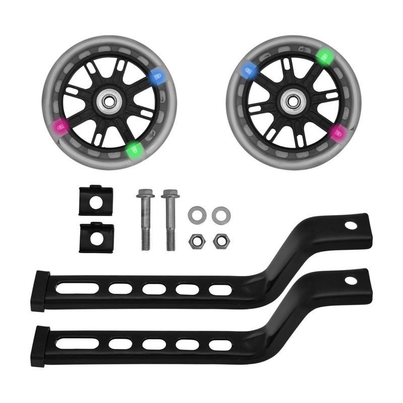 slide 4 of 5, Raskullz Balance Buddy Light Up LED Bike Training Wheels, 1 ct