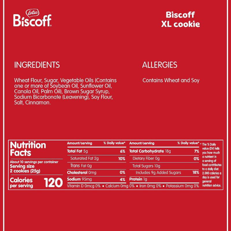 slide 5 of 5, Biscoff Airline Size XL Cookies Snack Packs - 8.8oz/10ct, 8.8 oz, 10 ct