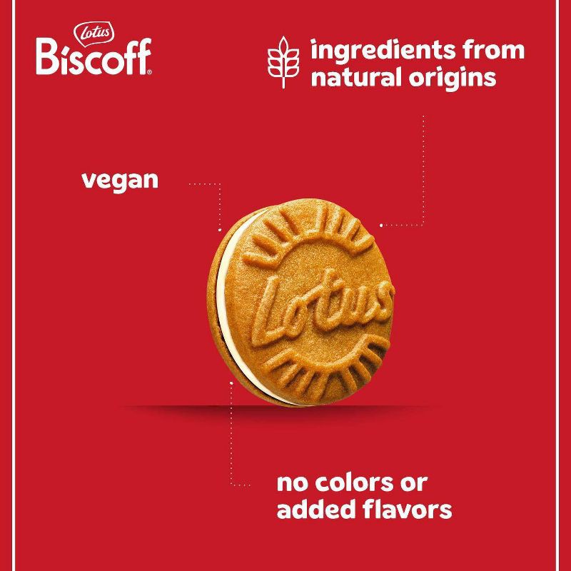 slide 3 of 4, Biscoff Sandwich Vanilla Cream Cookies - 5.29oz/15ct, 5.29 oz, 15 ct