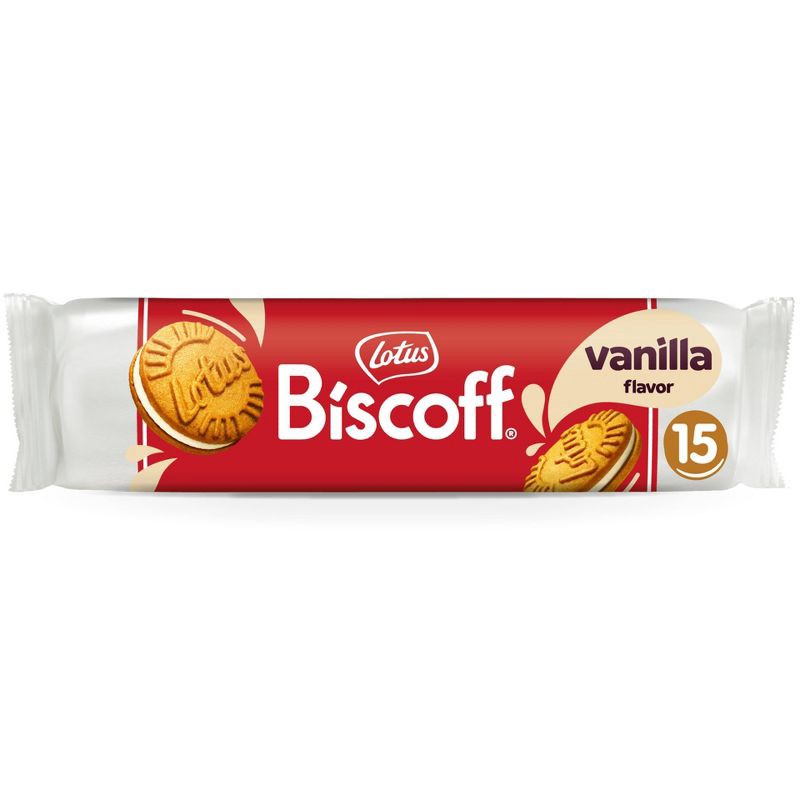 slide 1 of 4, Biscoff Sandwich Vanilla Cream Cookies - 5.29oz/15ct, 5.29 oz, 15 ct