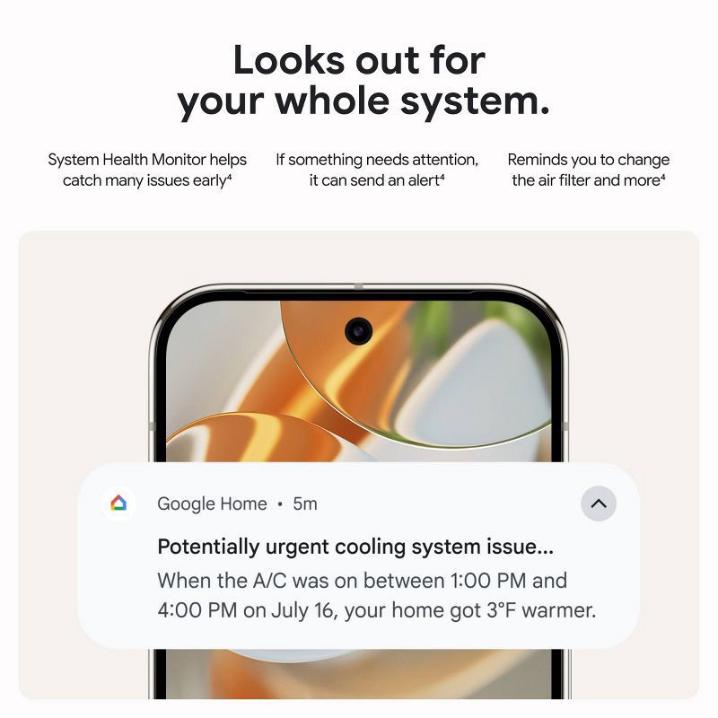 slide 3 of 11, Google Nest Learning Thermostat (4th Gen) with Nest Temperature Sensor (2nd Gen) - Silver: Wi-Fi, Energy Star Certified, 1 ct