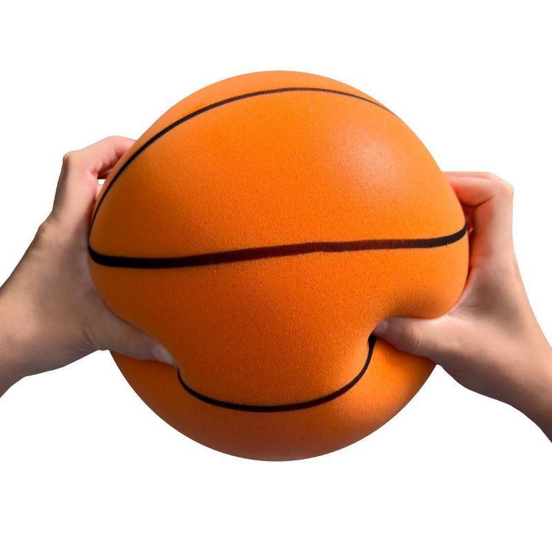 slide 3 of 6, Swerve Sports Ball 8'' Silent Basketball: Shell, Sport Use Basketball, 1 ct