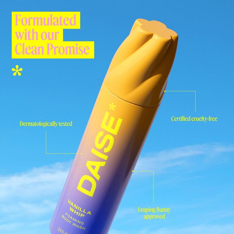 slide 3 of 10, DAISE Vanilla Foaming Body Wash - 8.8 fl oz, 8.8 fl oz