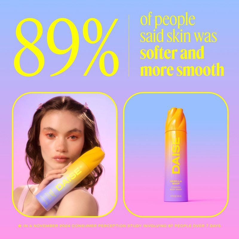 slide 7 of 10, DAISE Vanilla Foaming Body Wash - 8.8 fl oz, 8.8 fl oz