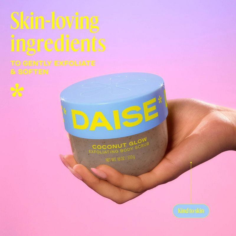 slide 2 of 10, DAISE Coconut Exfoliating Body Scrub - 18oz, 18 oz