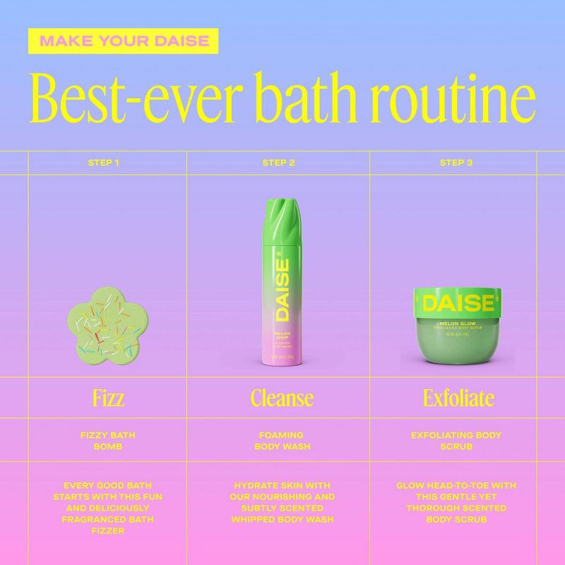 slide 7 of 8, DAISE Candy Bath Bomb - Tutti Frutti Scent - 3oz, 3 oz