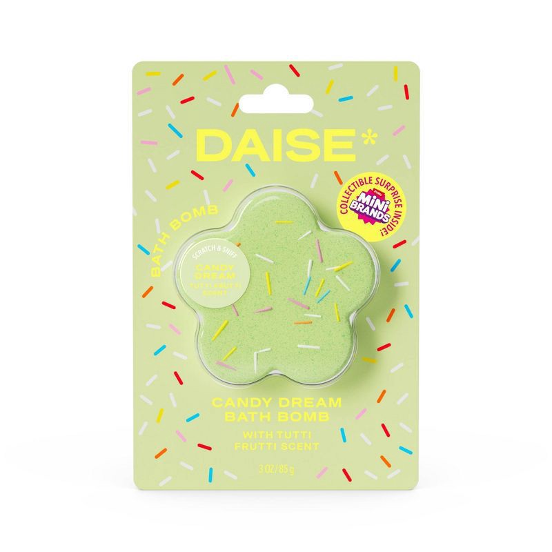 slide 1 of 8, DAISE Candy Bath Bomb - Tutti Frutti Scent - 3oz, 3 oz