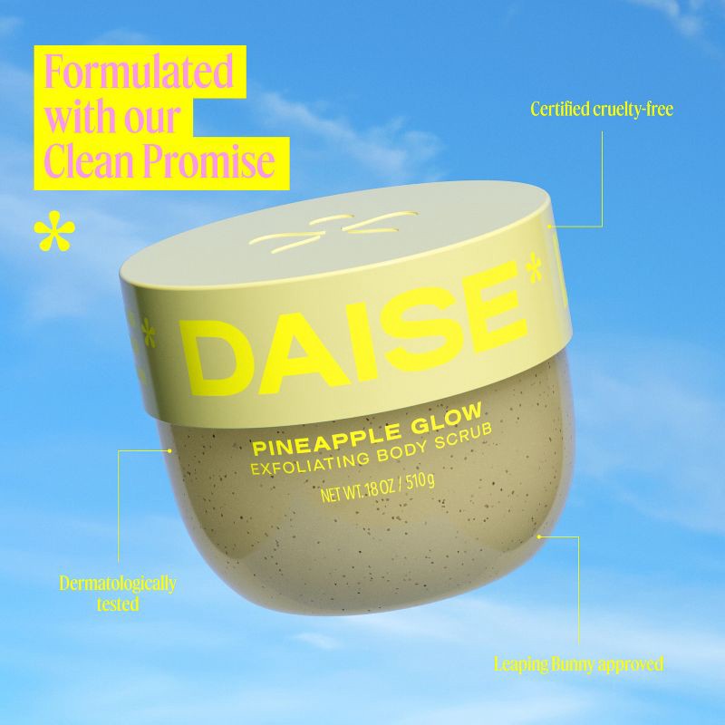 slide 4 of 10, DAISE Pineapple Exfoliating Body Scrub - 18oz, 18 oz