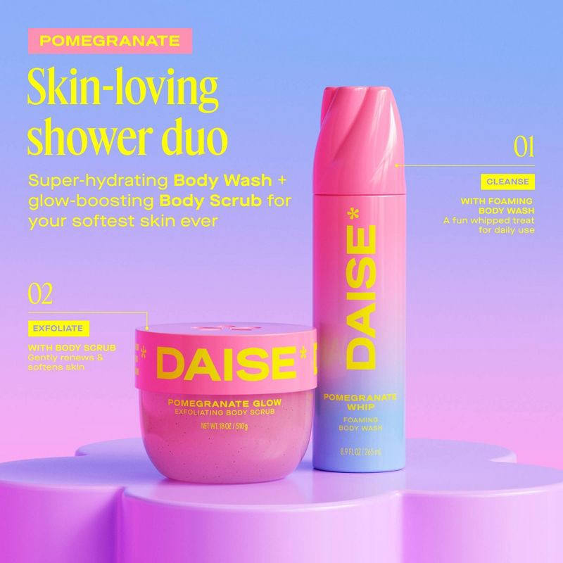 slide 5 of 10, DAISE Pomegranate Foaming Body Wash - 8.8oz, 8.8 oz