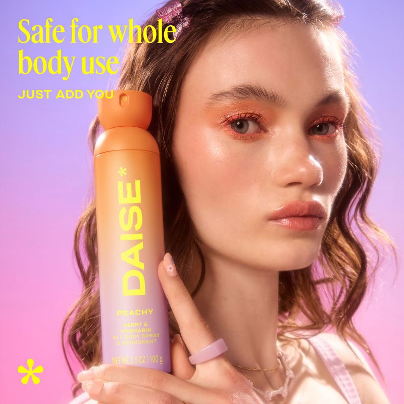slide 2 of 10, DAISE Peachy Full Body Deodorant Spray - 3.5oz, 3.5 oz