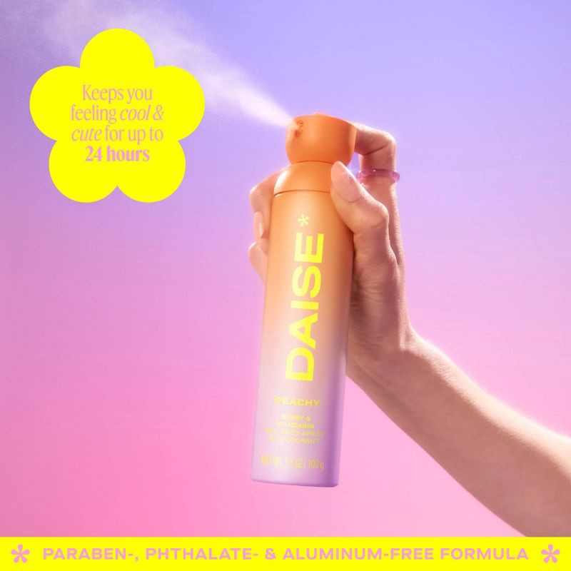 slide 3 of 10, DAISE Peachy Full Body Deodorant Spray - 3.5oz, 3.5 oz
