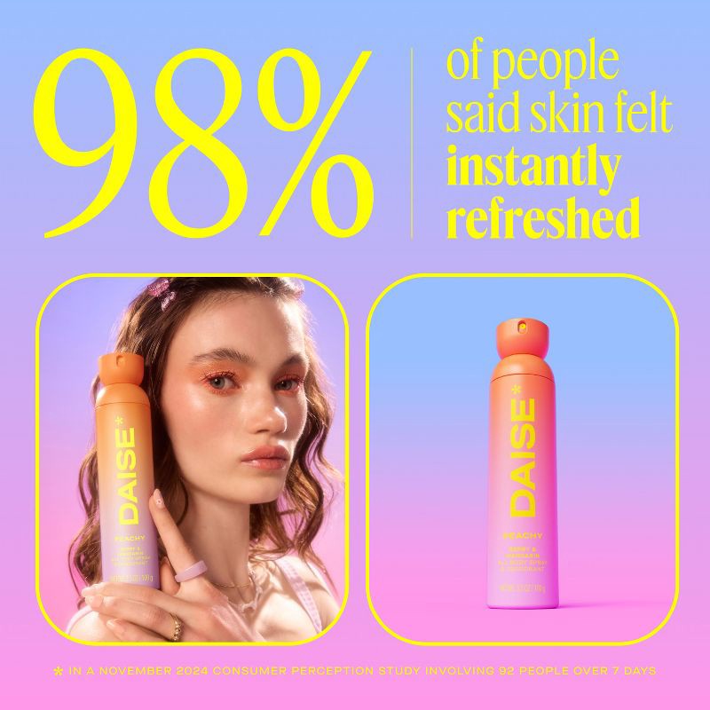 slide 9 of 10, DAISE Peachy Full Body Deodorant Spray - 3.5oz, 3.5 oz