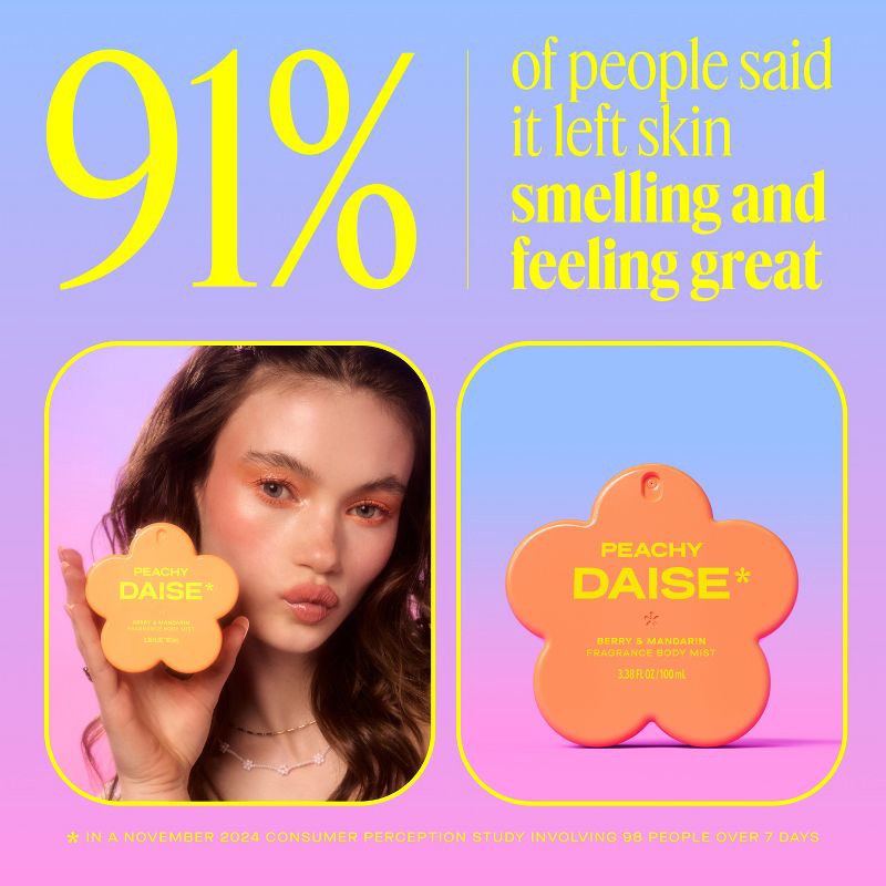 slide 8 of 10, DAISE Fragrance Women's Body Mist - Peachy - 3.38 fl oz, 3.38 fl oz