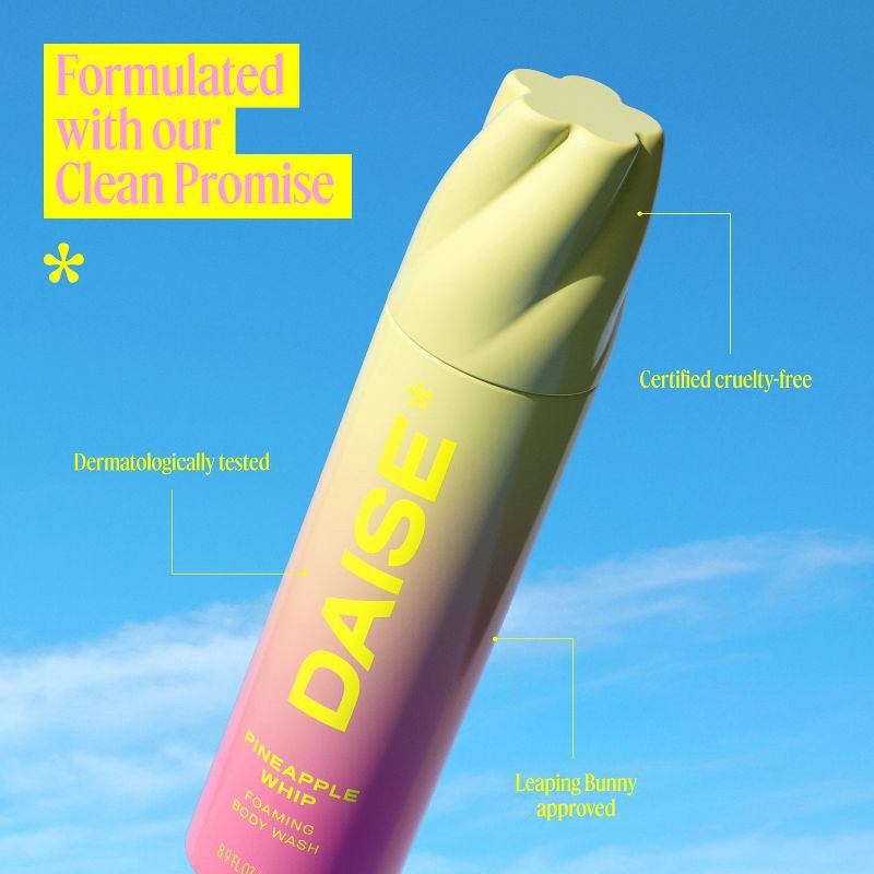 slide 4 of 10, DAISE Pineapple Foaming Body Wash - 8.8 fl oz, 8.8 fl oz