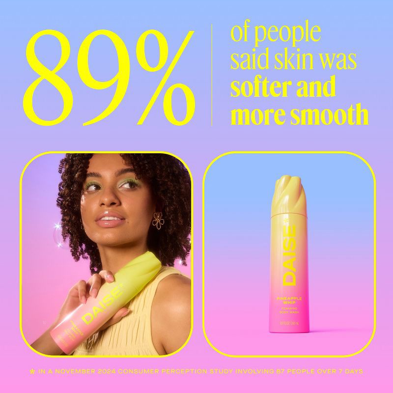 slide 8 of 10, DAISE Pineapple Foaming Body Wash - 8.8 fl oz, 8.8 fl oz