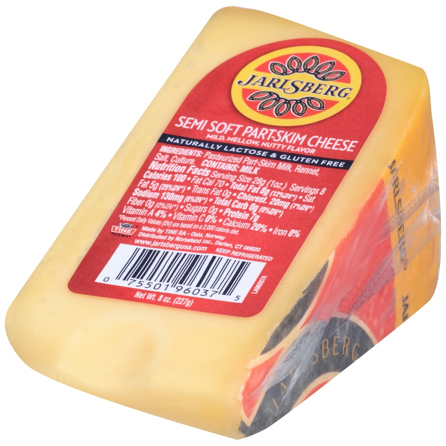 Jarlsberg Semi Soft Part-Skim Cheese 8 Oz | Shipt