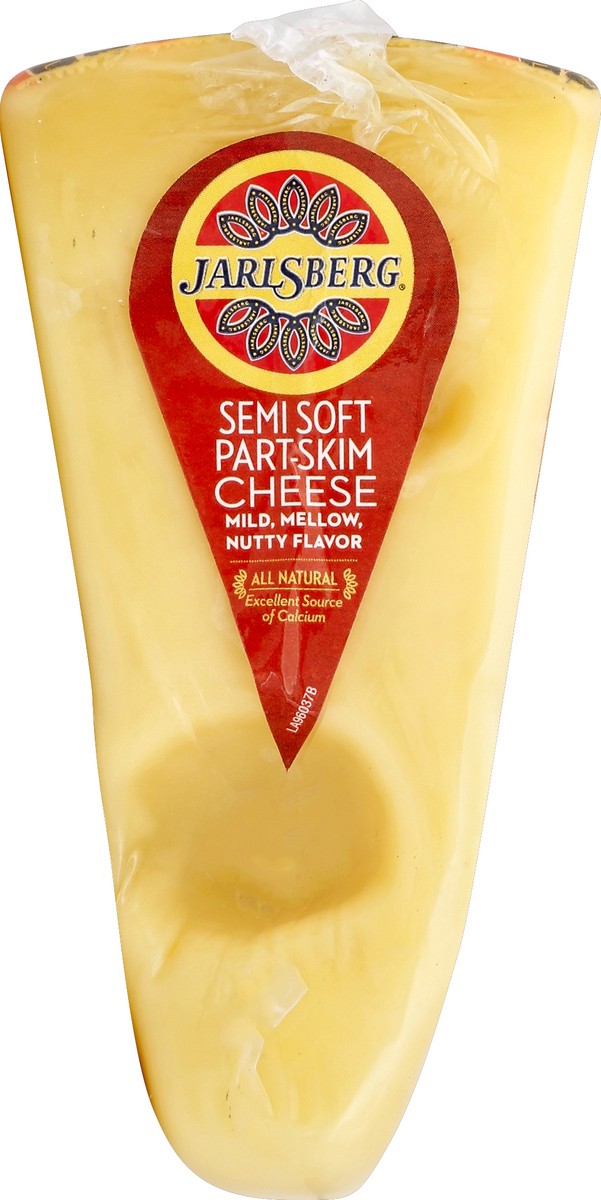 slide 3 of 5, Jarlsberg Semi Soft Part-Skim Cheese, 8 oz