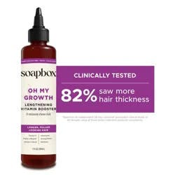 Soapbox Oh My Growth Lengthening Vitamin Booster Rinse-Out Treatment with Biotin B7, 5 fl oz