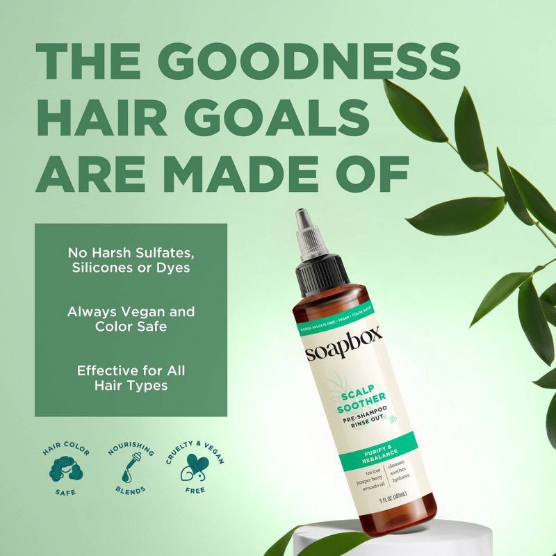 slide 5 of 8, Soapbox Pre-Shampoo Scalp Soother - 5 fl oz, 5 fl oz