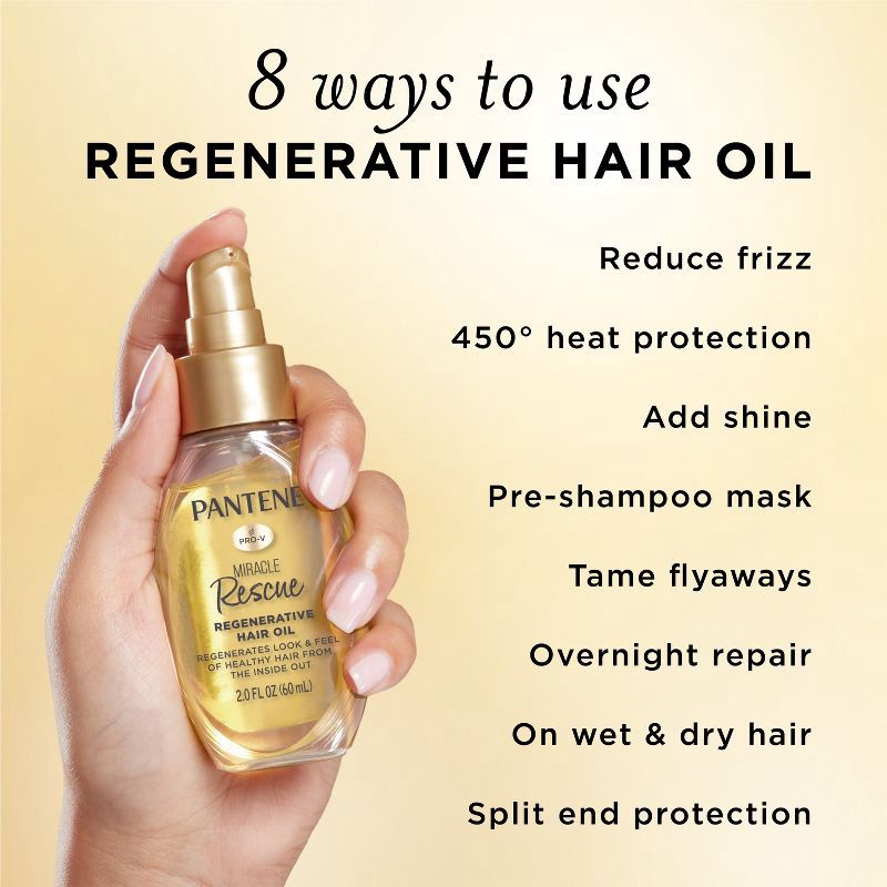 slide 6 of 9, Pantene Miracle Rescue Regenerative Hair Oil - 2.0 fl oz, 2 fl oz