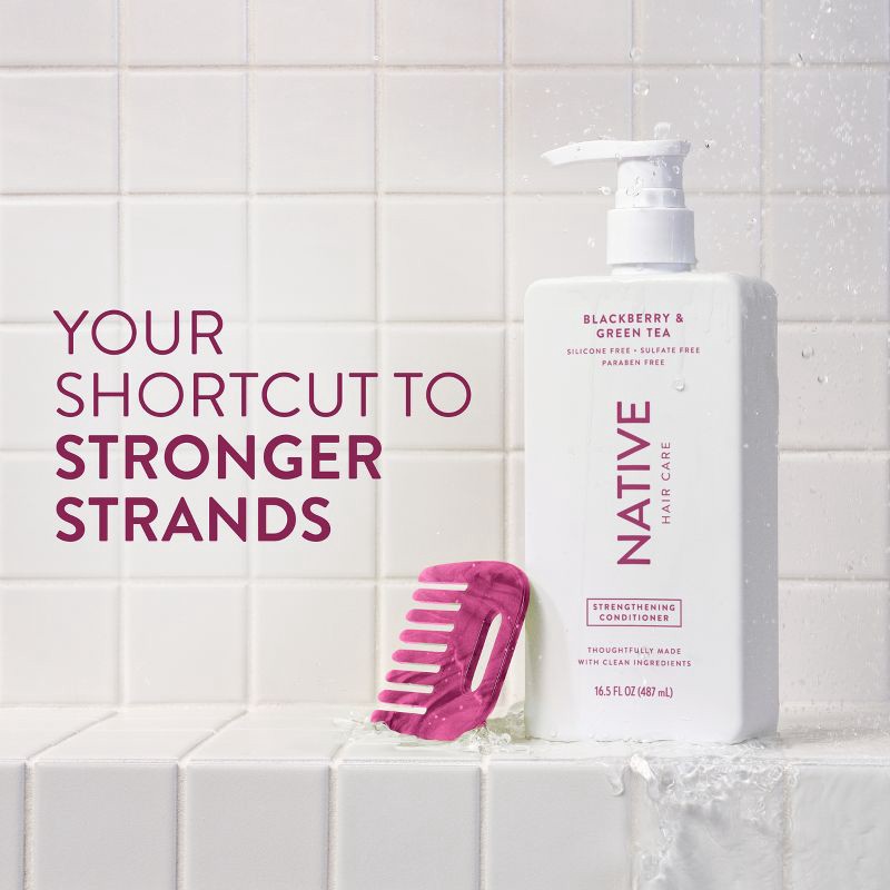 slide 2 of 13, Native Blackberry & Green Tea Strengthening Hair Conditioner - 16.5 fl oz, 16.5 fl oz