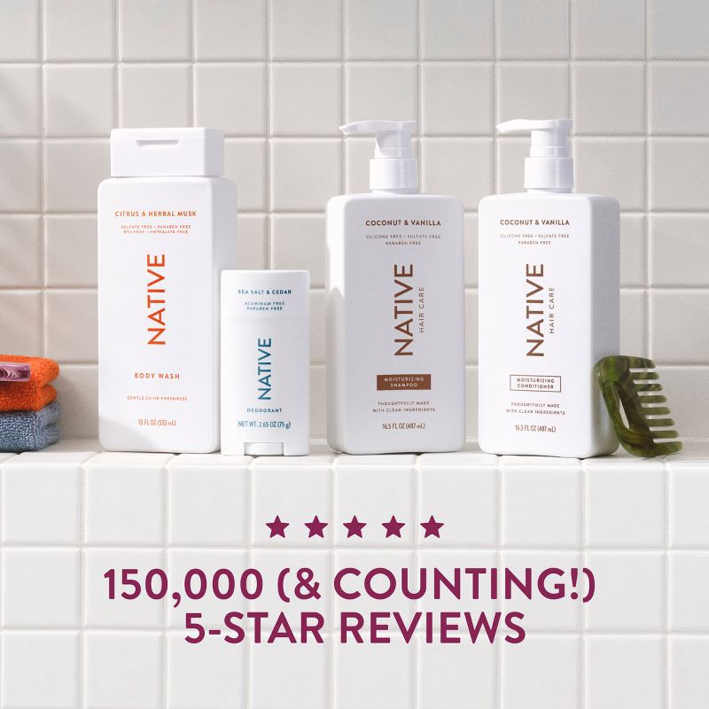 slide 11 of 13, Native Blackberry & Green Tea Strengthening Hair Conditioner - 16.5 fl oz, 16.5 fl oz