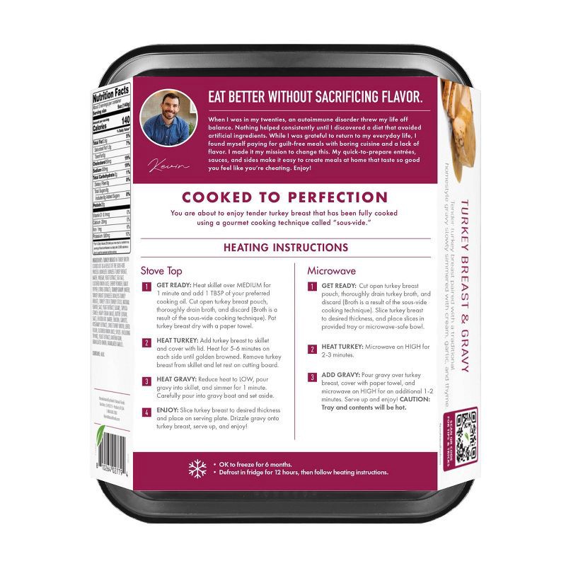 slide 2 of 3, Kevin's Natural Foods Turkey & Gravy Gluten Free - 16oz, 16 oz