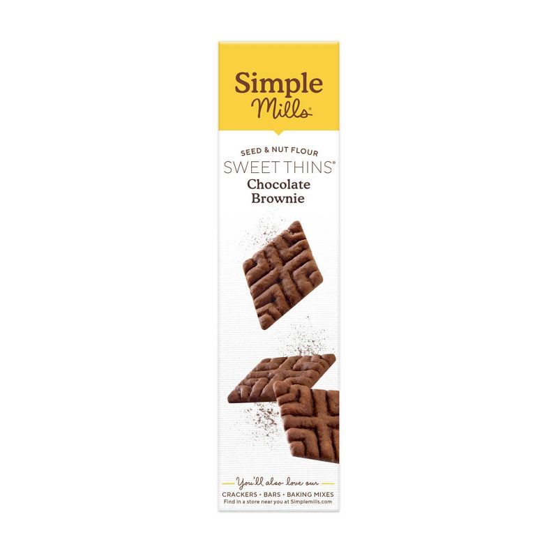 slide 3 of 5, Simple Mills Chocolate Brownie Sweet Thins - 4.25oz, 4.25 oz