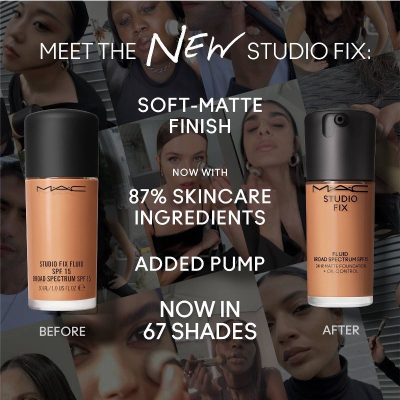 slide 5 of 6, MAC Studio Fix Fluid Foundation - NW 18 - 1 fl oz - Ulta Beauty, 18 x 1 fl oz