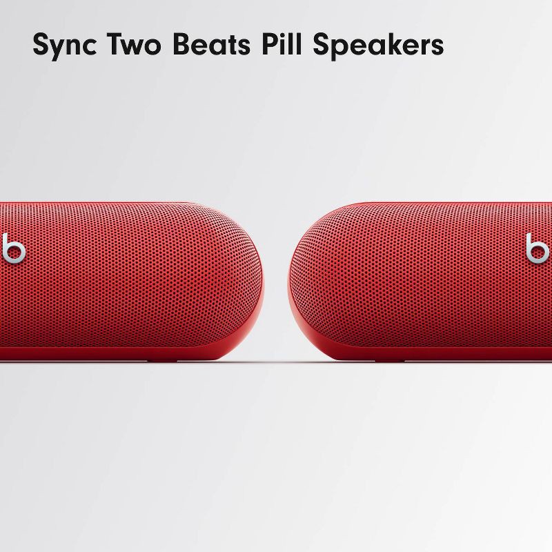 slide 7 of 22, Beats Pill Wireless Bluetooth Speaker - Statement Red, 1 ct