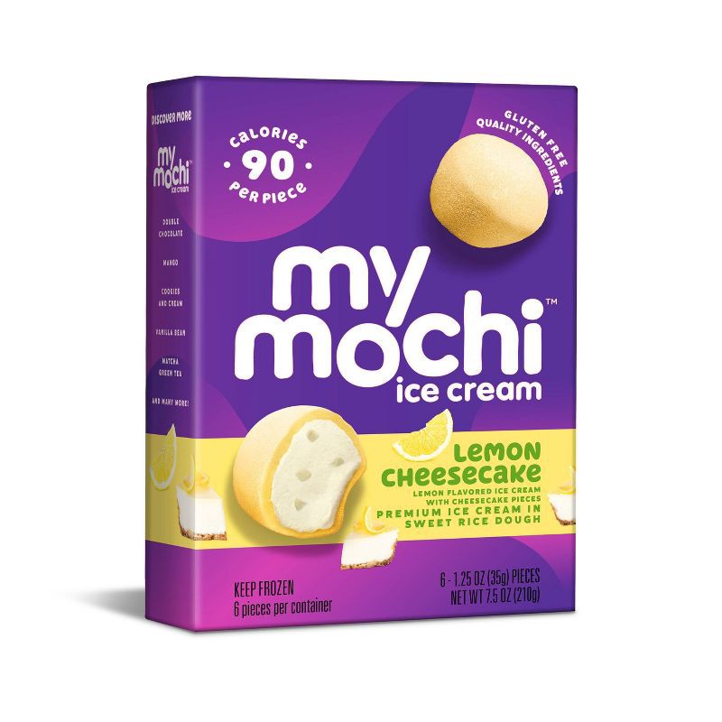 slide 1 of 1, My/Mochi Lemon Cheesecake Ice Cream - 7.5oz/6ct, 6 ct; 7.5 oz