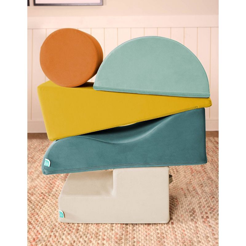 slide 9 of 12, B. toys Foam Building Shapes for Indoor Play Soft Play Equipment - 5pc, 5 ct