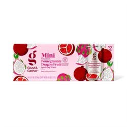 Pomegranate Dragon Fruit Sparkling Water - 10pk/7.5 fl oz Cans Good & Gather™