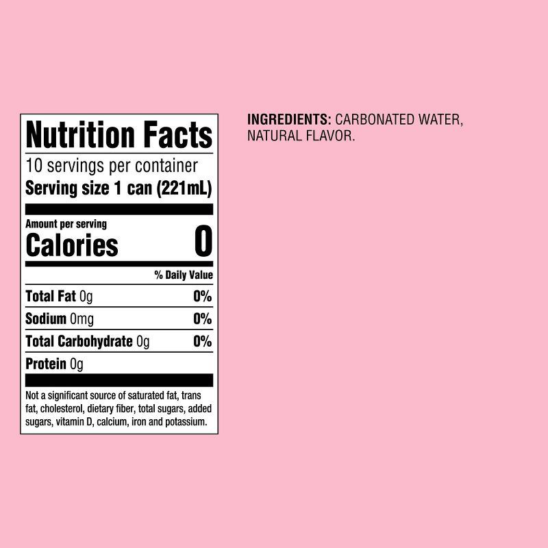 slide 5 of 5, Rainbow Sherbet Sparkling Water - 10pk/7.5 fl oz Cans Good & Gather™, 10 ct; 7.5 fl oz