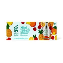 Tropical Splash Sparkling Water - 10pk/7.5 fl oz Cans Good & Gather™