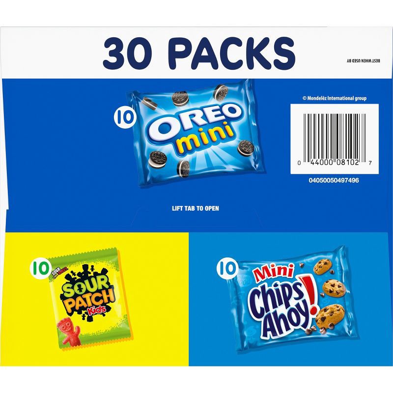slide 12 of 13, NABISCO Cookies & Candy Variety Pack - 29.7oz/30ct, 29.7 oz, 30 ct