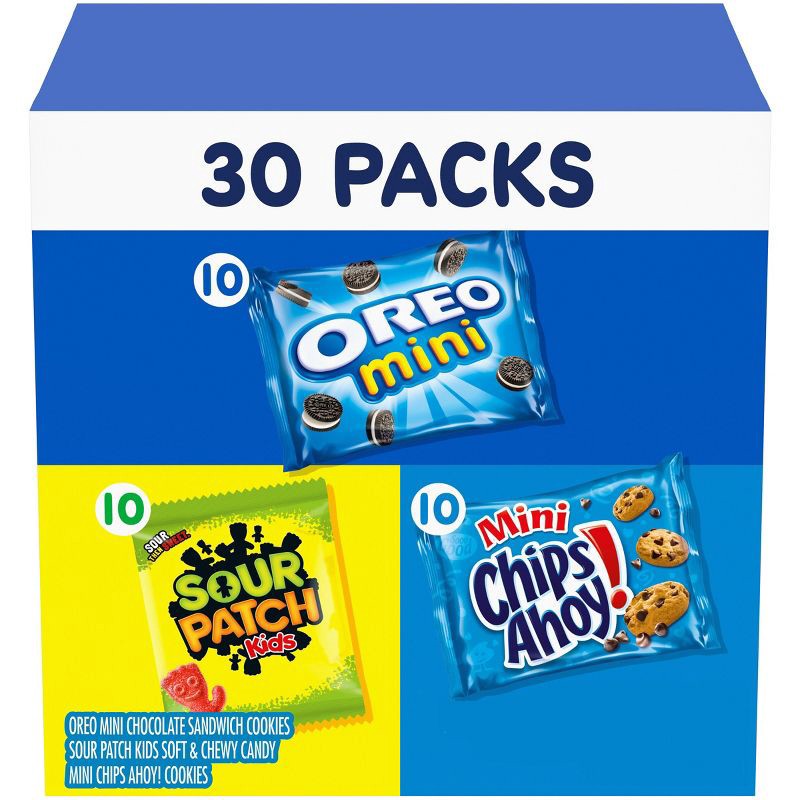slide 1 of 13, NABISCO Cookies & Candy Variety Pack - 29.7oz/30ct, 29.7 oz, 30 ct