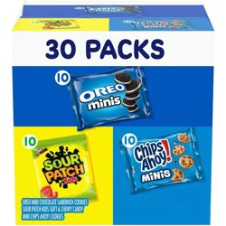 NABISCO Cookies & Candy Variety Pack - 29.7oz/30ct