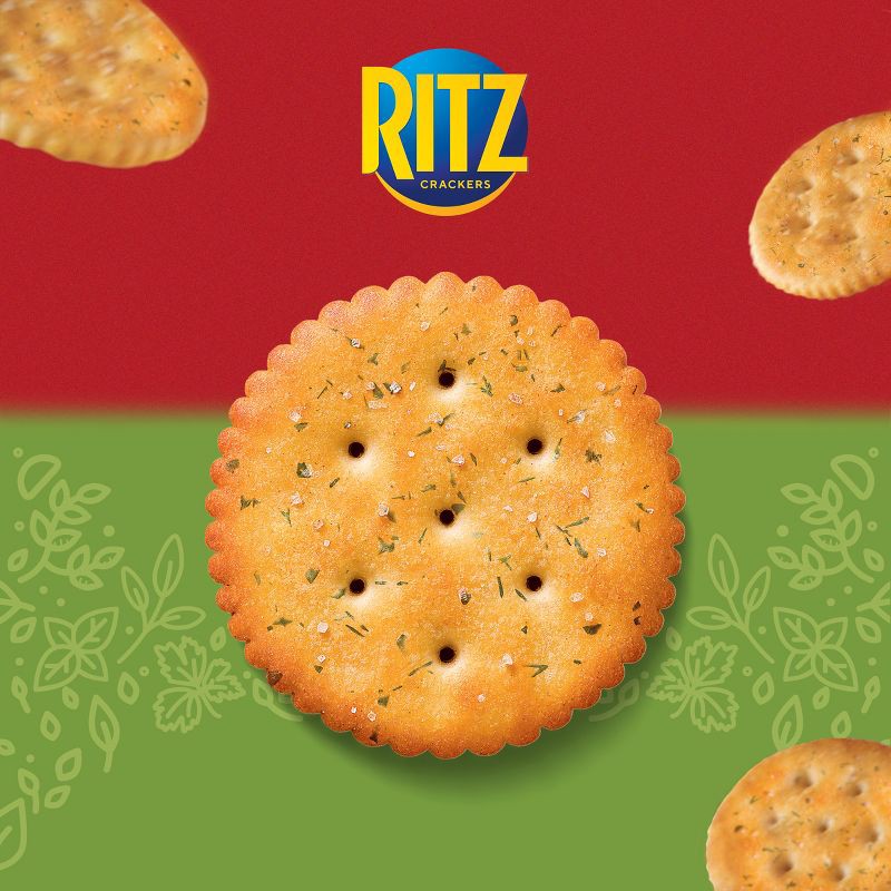 slide 3 of 15, RITZ Fresh Stacks Zesty Herb Crackers Travel Snacks - 11.8oz, 11.8 oz