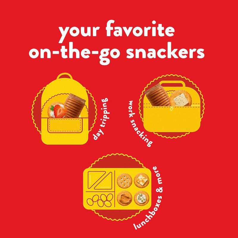 slide 7 of 15, RITZ Fresh Stacks Zesty Herb Crackers Travel Snacks - 11.8oz, 11.8 oz