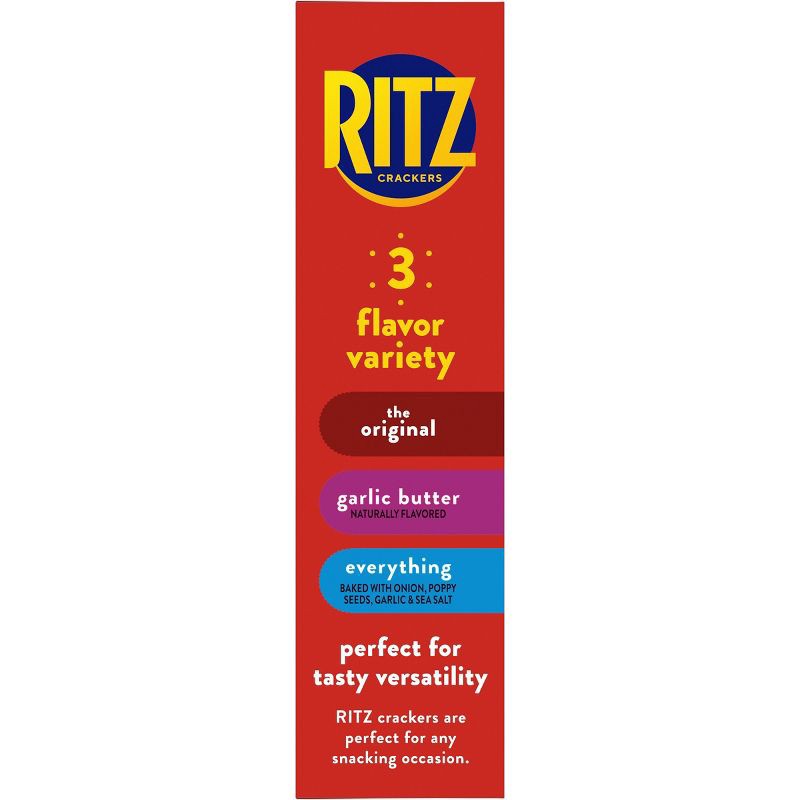 slide 7 of 13, RITZ Entertaining Variety Pack Crackers Party Snacks - 10.3oz, 10.3 oz