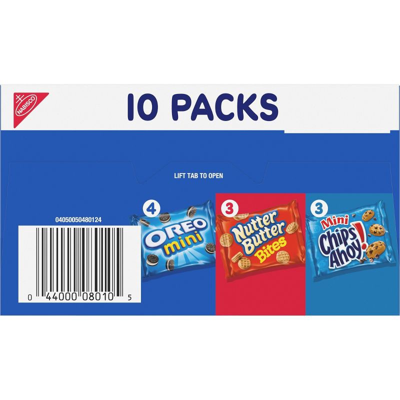 slide 13 of 14, NABISCO Cookies Mini Variety Pack - 10oz/10ct, 10 ct; 10 oz