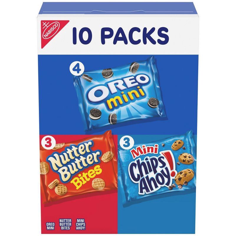 slide 1 of 14, NABISCO Cookies Mini Variety Pack - 10oz/10ct, 10 ct; 10 oz