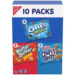 NABISCO Cookies Mini Variety Pack - 10oz/10ct