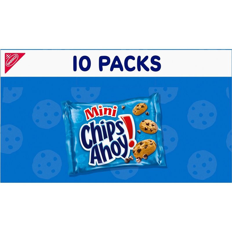 slide 13 of 18, Chips Ahoy! Mini Original Chocolate Chip Cookies Snack Pack - 10oz/10ct, 10 ct; 10 oz