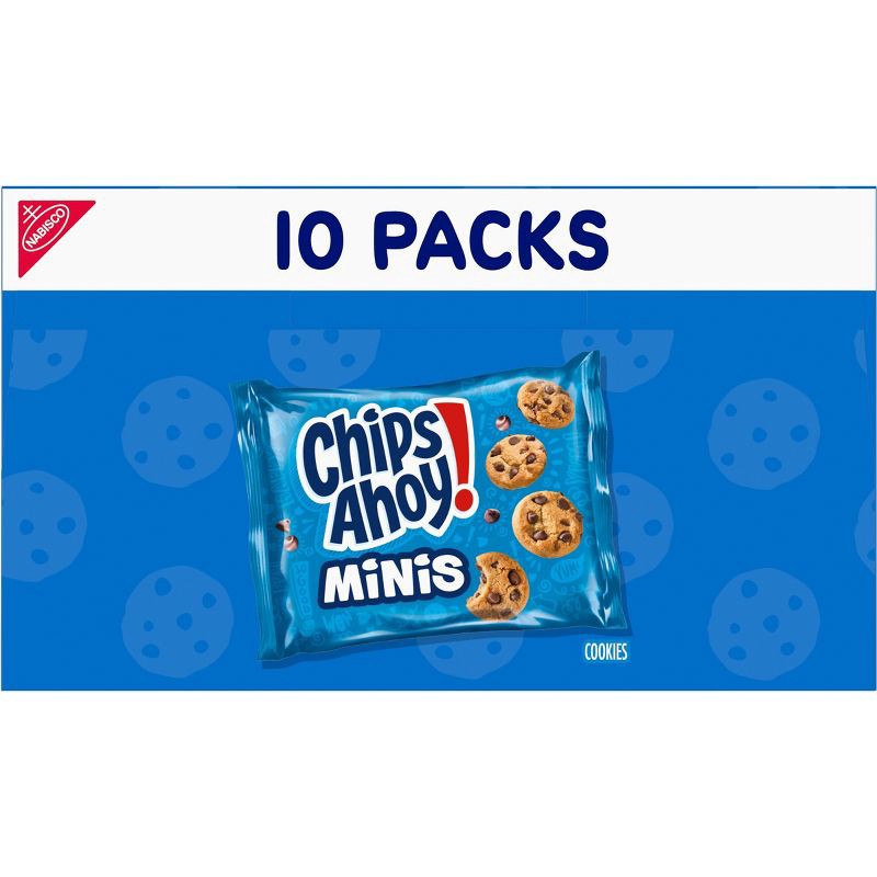 slide 15 of 18, Chips Ahoy! Mini Original Chocolate Chip Cookies Snack Pack - 10oz/10ct, 10 ct; 10 oz
