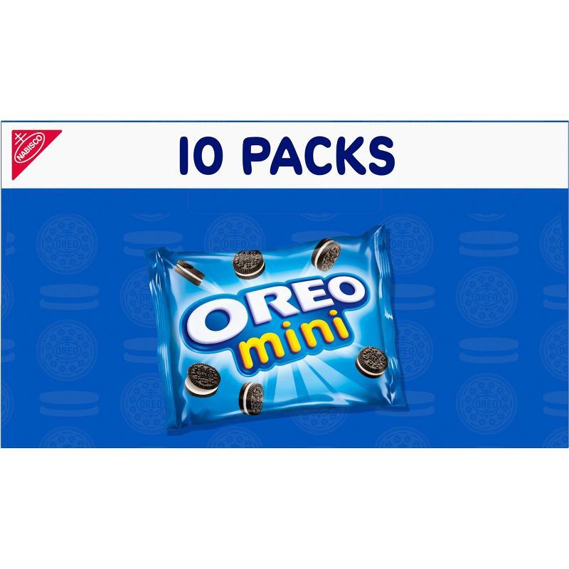 slide 13 of 17, Oreo Mini Chocolate Sandwich Cookies Snack Pack - 10oz/10ct, 10 ct; 10 oz