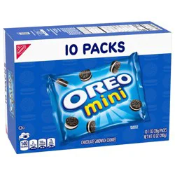 Oreo Mini Chocolate Sandwich Cookies Snack Pack - 10oz/10ct
